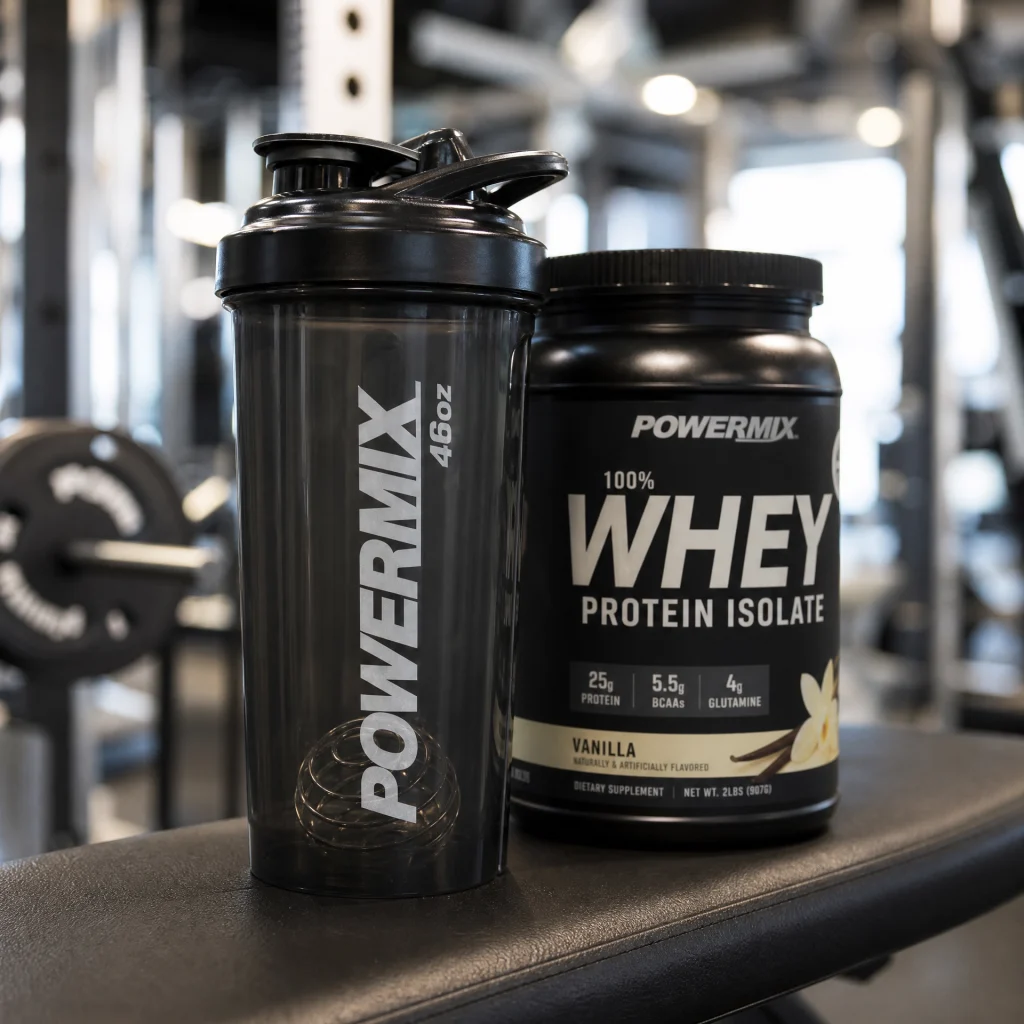 PowerMix 46oz Protein Shaker Bottle