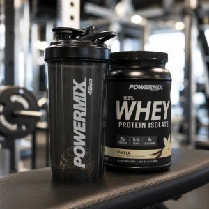 PowerMix 46oz Protein Shaker Bottle